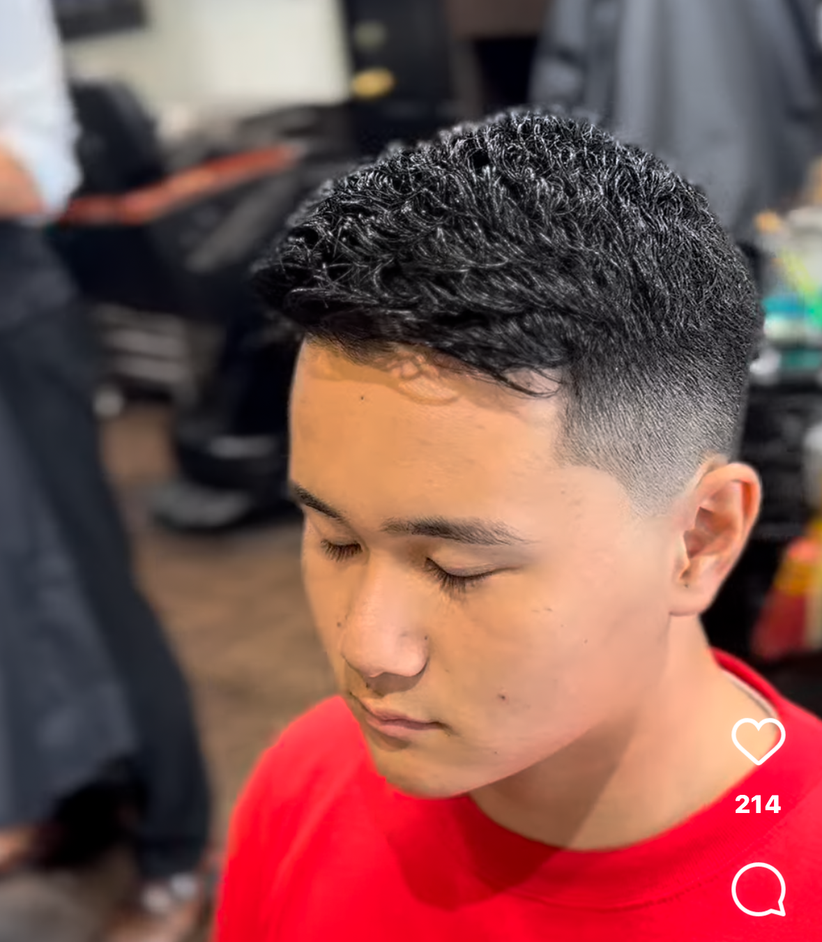 アイロン 理容 元巻 パンチ アイパー メンズ